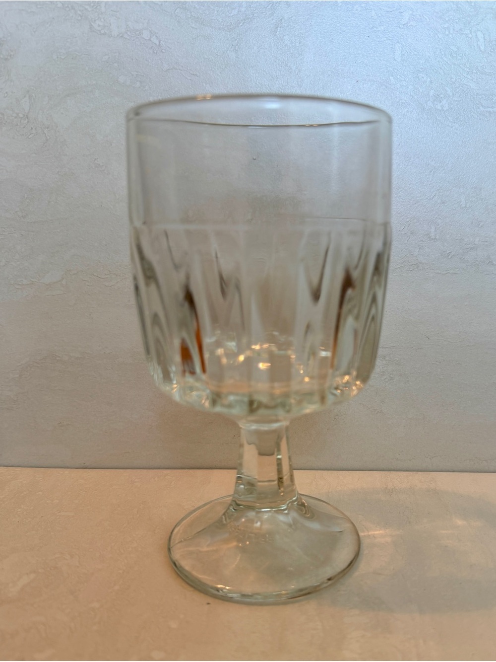 Vintage Libbey Duratuff Clear Glass Iced Tea, Water Goblet
